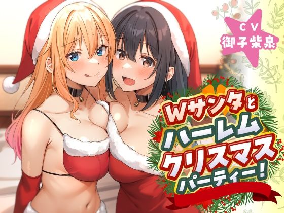 Wサンタとハーレムクリスマスパーティー！〜性なる夜のご褒美えっち 【d_497061】