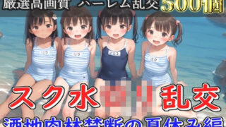 【新作価格】【豪華特典あり】スク水つるぺたロリ乱交 酒地肉林禁断の夏休み編【500個】 【d_582414】