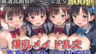 【新作価格】【豪華特典あり】爆乳メイド乱交 真夏のバカンス集団乱痴編【500個】 【d_659816】